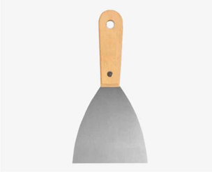 ESPATULA RETA DE ACO INOX 12 CM